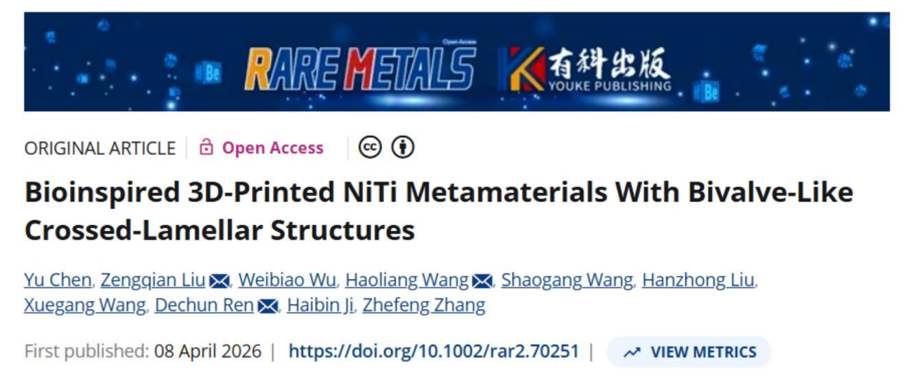 DIC全场应变测量助力仿生NiTi超材料压缩变形观察