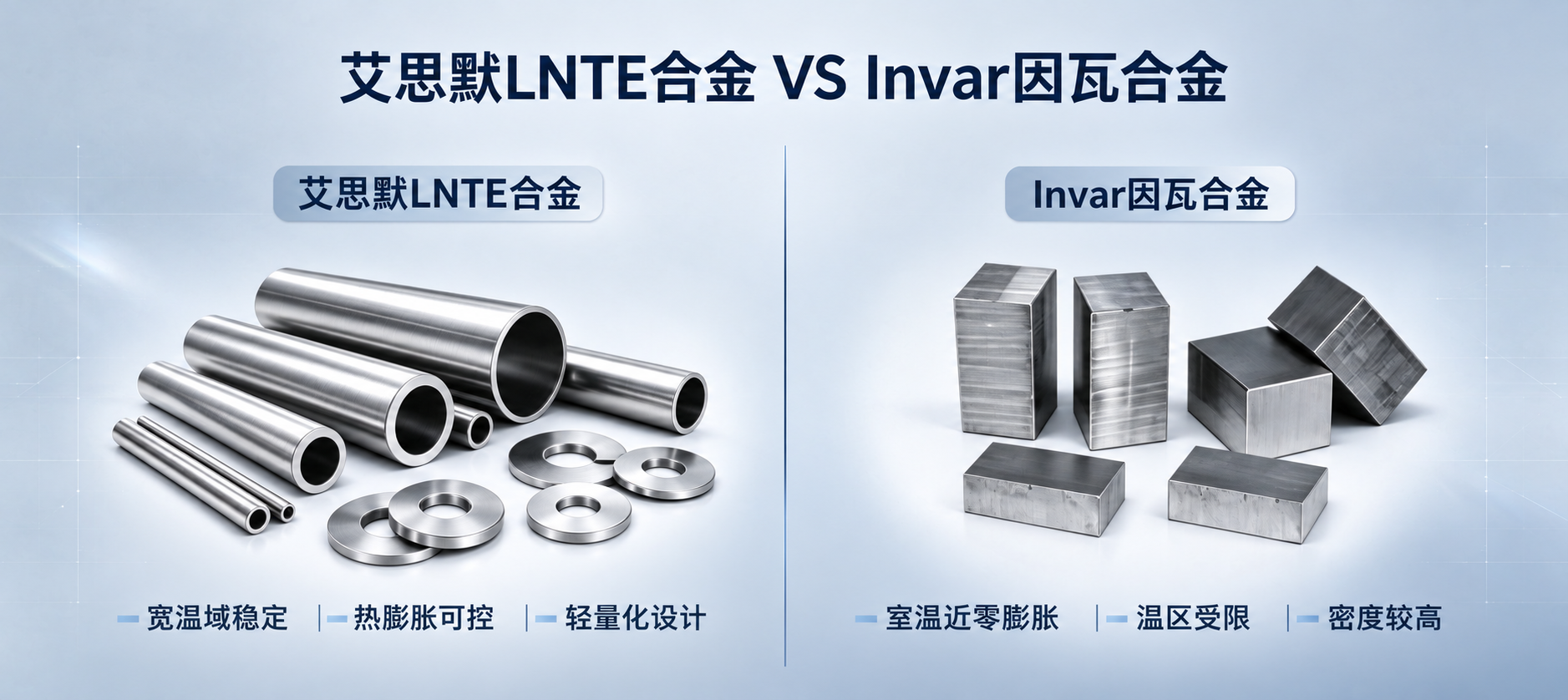 Invar合金与LNTE合金比较